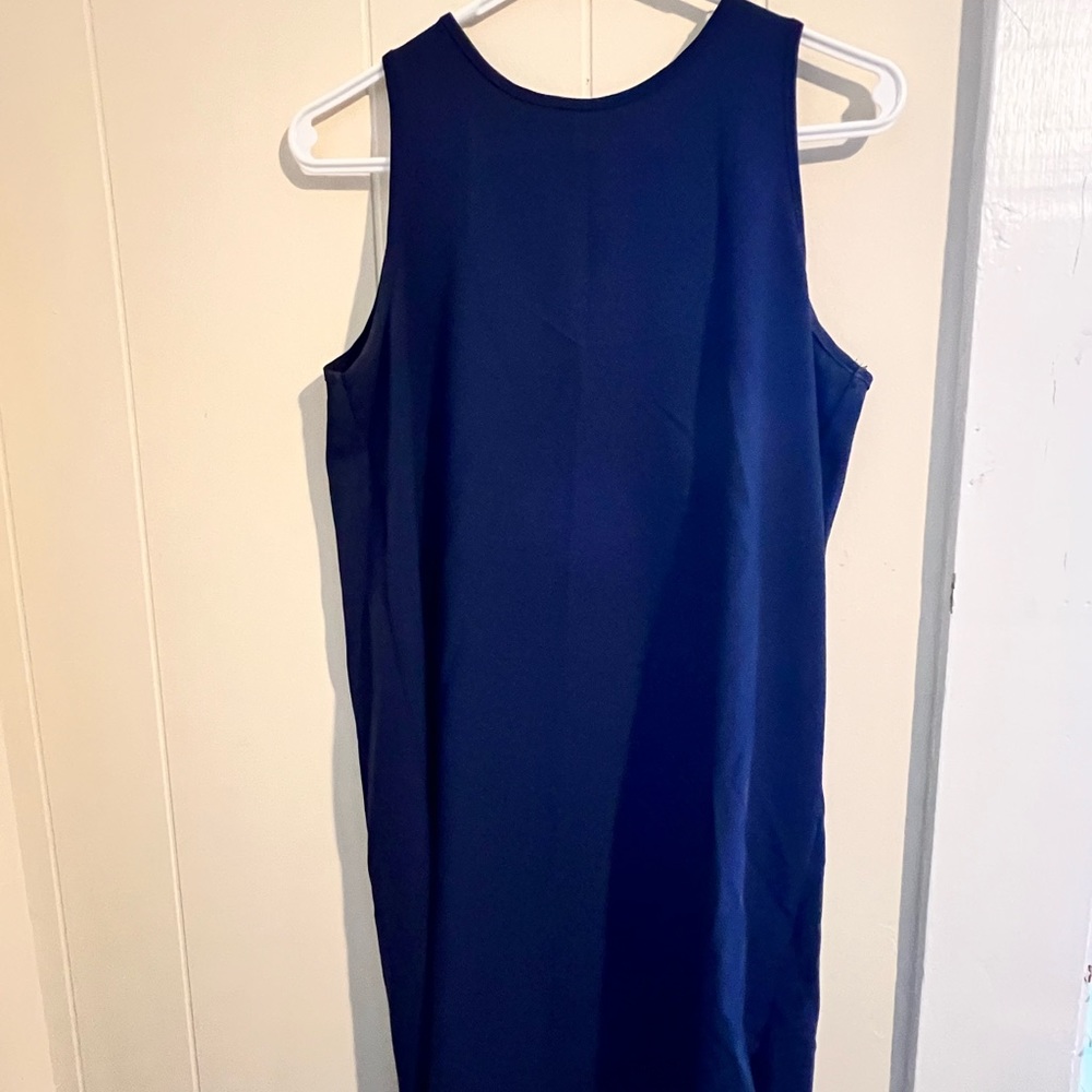 Blue tank top dress